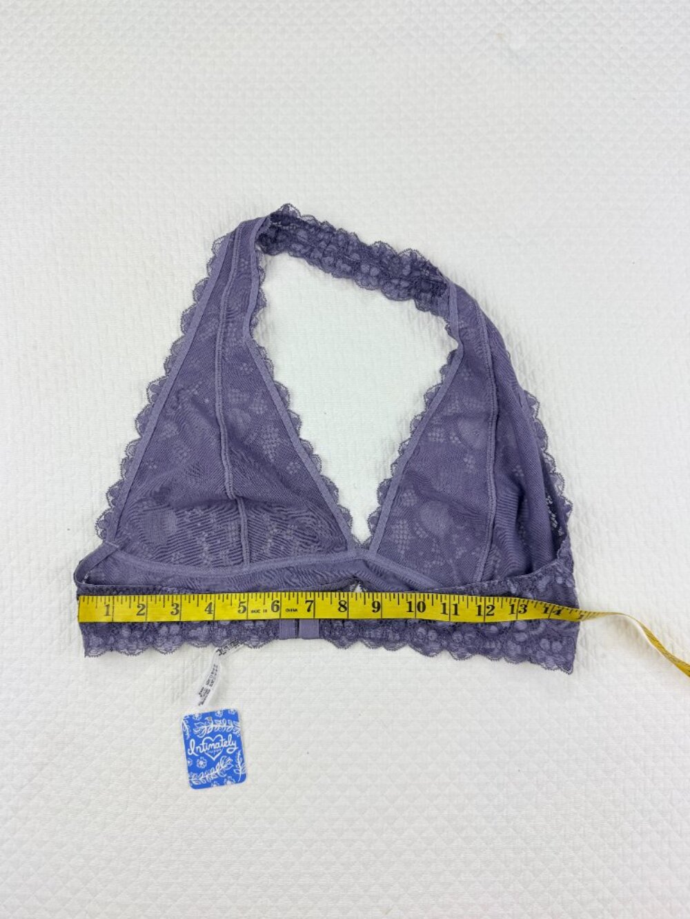 NWT Free People Galloon Lace Halter Bra.Violet Size XL - Picture 6 of 9